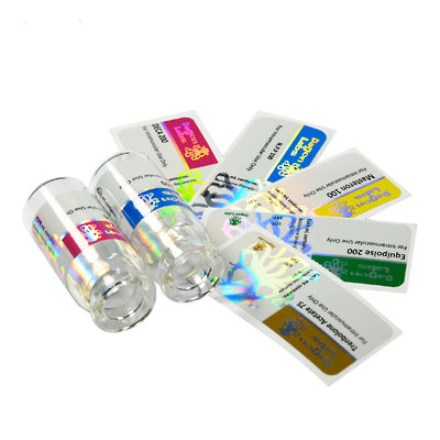 Anti labels de bouteille de compte-gouttes de la contrefaçon 10ml, labels adhésifs d'autocollant de longueur de 6cm