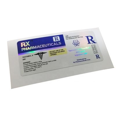 Pantone résistant à la chaleur colorent les labels pharmaceutiques de bouteille pour l'injection de stéroïdes