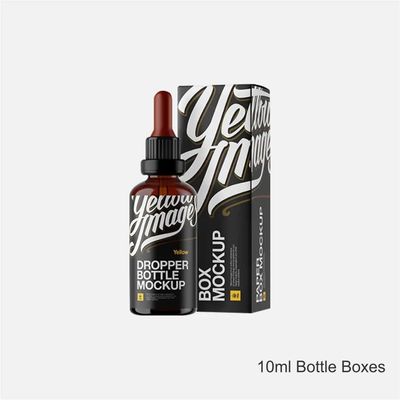 Imperméabilisez l'estampillage chaud large de 28mm Vial Packaging Box With Silver