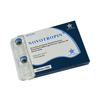 Hormone de croissance humaine 2 3 10ml Vial Boxes With Match Labels et plateau en plastique