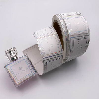 Autocollant transparent d'aluminium de GV, labels cosmétiques résistants UV de bouteille