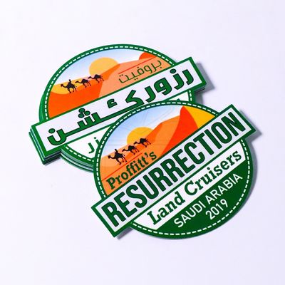 Labels auto-adhésifs de vinyle de parfum ISO9001 de bouteille de preuve UV blanche d'autocollants