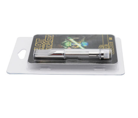 emballage de carte de 200gsm Art Paper Silver Hologram Blister pour Pen Cbd