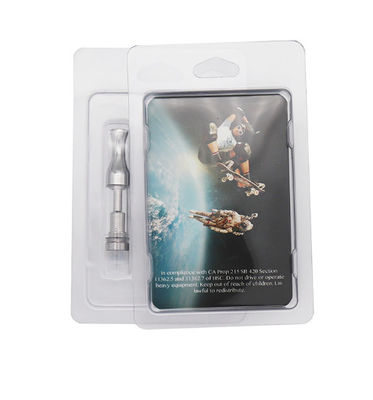 emballage de carte de 200gsm Art Paper Silver Hologram Blister pour Pen Cbd