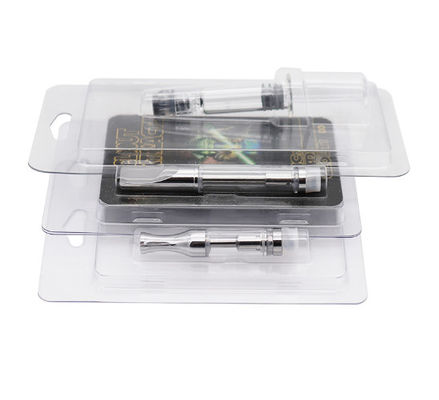 emballage de carte de 200gsm Art Paper Silver Hologram Blister pour Pen Cbd