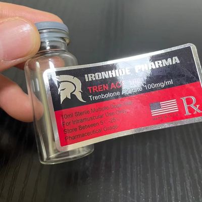 Verre Vial Labels, autocollants brillants de couleur d'OIN PMS de labels de pharmacie de finition