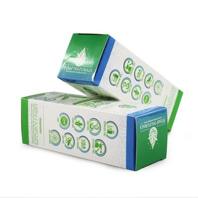 Couleur biodégradable réutilisée blanche de Pantone de boîte en carton 350gsm