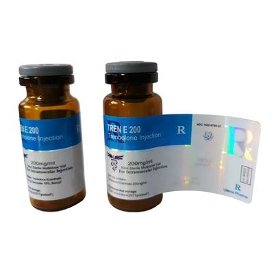 Largeur stratifiée brillante argentée auto-adhésive de 10ml Vial Labels 30mm