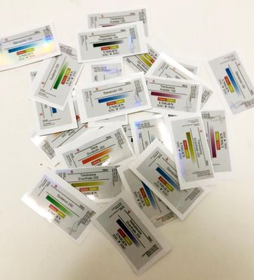 Impression UV imperméable 6x3cm Vial Labels For Medication de verre