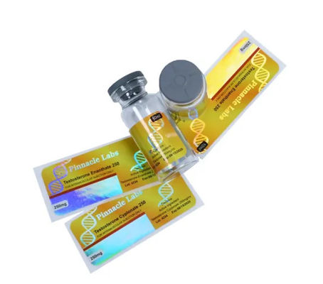 Médecine brillante de la stratification 10ml Vial Labels Hologram Security For d'OEM