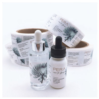 Produits en verre biodégradables de soin de Vial Labels Printable For Beauty de couleur de Pantone