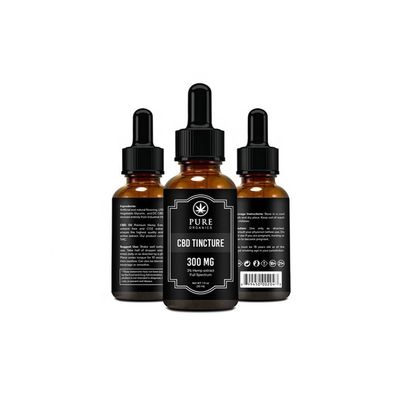 Papier Vial Labels de verre, label de vinyle de bouteille de Cbd d'impression offset