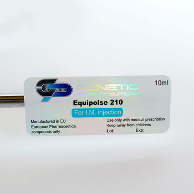 Autocollants olographes réutilisés de sécurité de 10ml Vial Labels 25*60mm