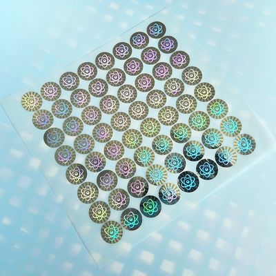 Bouteille de Vial Label For 10ml d'hologramme d'or d'Oilproof d'impression de CMYK