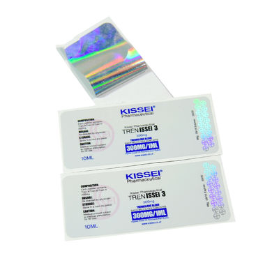 Labels d'hologramme de sécurité de largeur d'Oilproof 7.8cm pour la bouteille de médecine