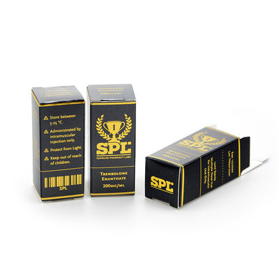 Large réutilisé fait main de carton de 28mm le petit caisse d'emballage noir
