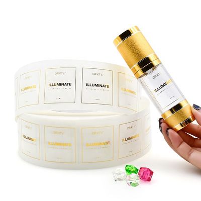 Autocollant de vinyle de PVC de couleur de Pantone, anti autocollants contrefaits de timbre d'aluminium