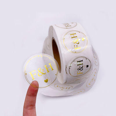 Anti Rose Gold Foil Stickers Strong adhésif de relief ultra-violet d'OIN