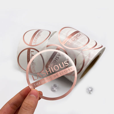 Anti Rose Gold Foil Stickers Strong adhésif de relief ultra-violet d'OIN