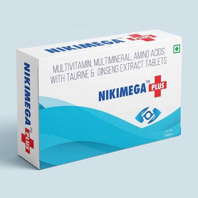 boîtes pliables du carton 400gsm, boîte de empaquetage médicale de taille de 8cm