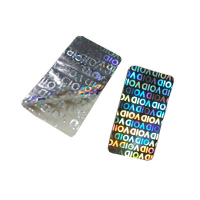 Autocollant sûr véritable d'hologramme de largeur d'ISO9001 25mm pour la fiole en verre
