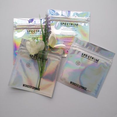 Poche de estampillage chaude de papier aluminium de sac zip-lock de papier aluminium de couleur de CMYK