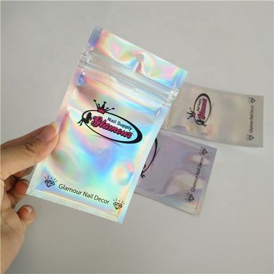 Poche de estampillage chaude de papier aluminium de sac zip-lock de papier aluminium de couleur de CMYK