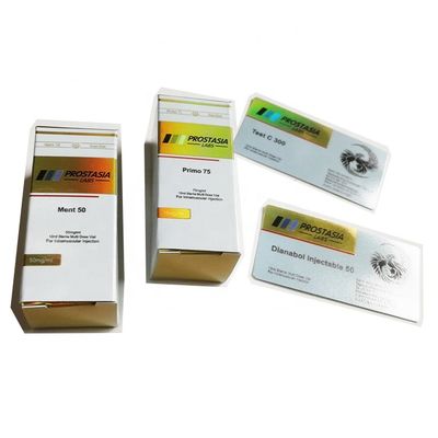 Revêtement UV 10ml Vial Boxes, boîtes de empaquetage du carton 300gsm blanc