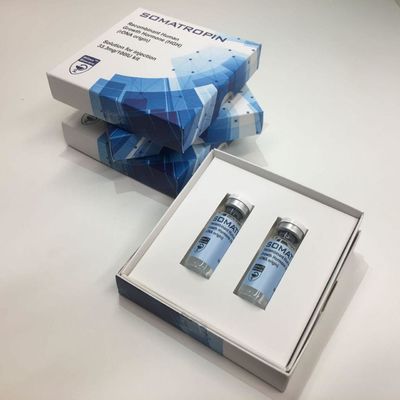 boîte pharmaceutique d'emballage de largeur de 4cm, boîte en carton 400gsm pliable