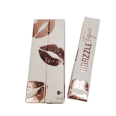 300g/M2 boîte de papier cosmétique, Matt Lamination Lipstick Paper Box