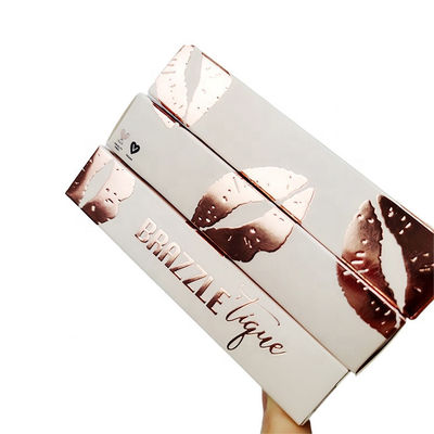 300g/M2 boîte de papier cosmétique, Matt Lamination Lipstick Paper Box