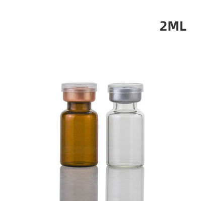 Bouteille pharmaceutique en verre des fioles 2ml de médecine transparente petite
