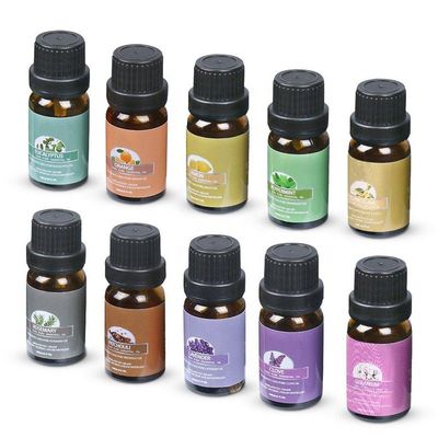 Autocollants brillants de vinyle imprimés par 3x6.5cm de stratification pour la bouteille d'huile essentielle
