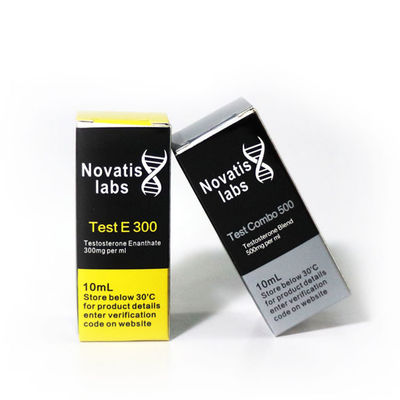 Hologramme pliable 300g 10ml de papier fait main Vial Boxes For Steroid