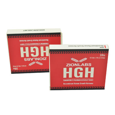 Hormone de croissance humaine 2 3 10ml Vial Boxes With Match Labels et plateau en plastique