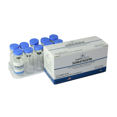 Hormone de croissance humaine 2 3 10ml Vial Boxes With Match Labels et plateau en plastique
