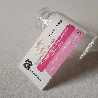 Catégorie argentée Vial Labels stéroïde de Pharma de feuille d'or