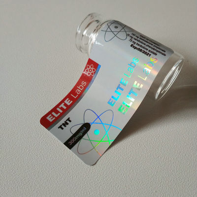 Catégorie argentée Vial Labels stéroïde de Pharma de feuille d'or