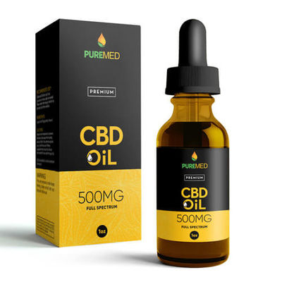 boîtes de relief faites sur commande de paquet d'huile de chanvre de cBD du carton 300gsm avec l'impression colorée