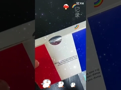 Labels recyclables de fiole en verre d'aluminium 40x18mm pour les boîtes d'hormone de croissance humaine